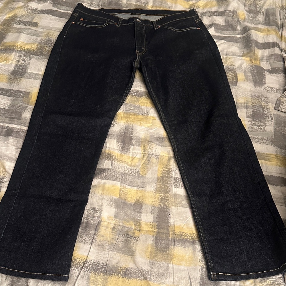 Levi's Men's Dark Blue Slim Straight Jeans